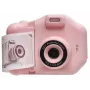 Denver KPC-1370P fotocamera digitale per bambini con stampante termica, LCD da 2,8 pollici, 48 MP, video 1440p, rosa