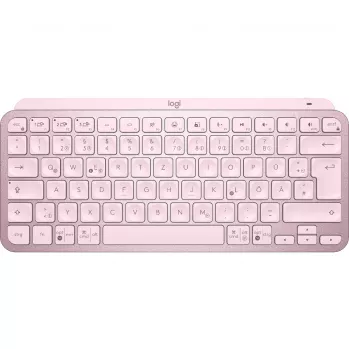 Logitech MX Keys Mini tastiera wireless illuminata minimalista - ROSE - CENTRAL (DE)