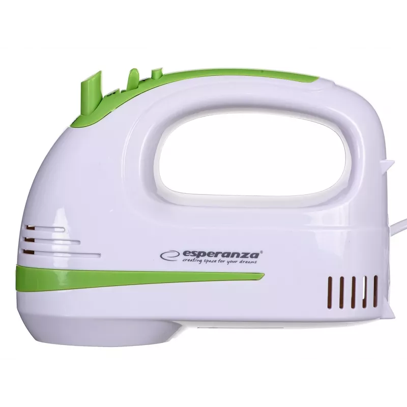 Frullatore a mano Esperanza EKM011 Apple Pie, 400 W, bianco / verde