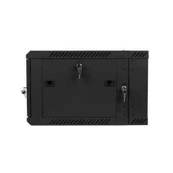 Rack LANBERG WF02-6606-10B montaggio a parete 6U 600x374,3x600 mm acciaio inox nero