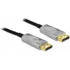 DeLOCK - Cavo DisplayPort - DisplayPort (M) a DisplayPort (M) - DisplayPort 1,4 - 15,0 m - Supporta 8K UHD (7680 x 4320) - nero (85886)