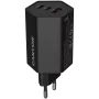 Caricabatterie CANYON HEXAGON 65 GaN 65W 2xPD 1xQC EU Nero (CND-CHAHEX65B)