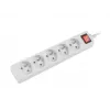 Prolunga elettrica Lanberg PS1-05E-0150-W 1,5 m 5 prese AC per interni bianca