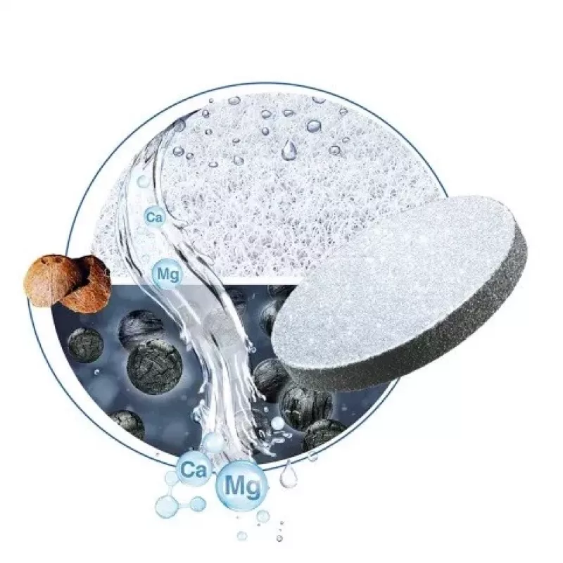 Bottiglia filtrante BRITA Vital verde pastello 600 ml con 5 dischi filtranti MicroDisc (BRITA 1059295)