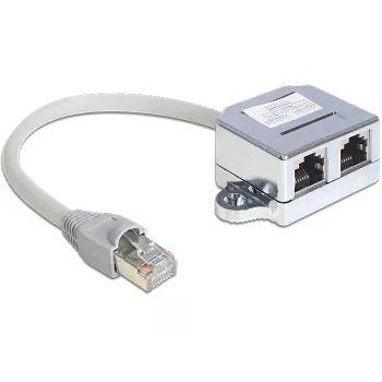 Cavo di rete DeLOCK 65441 RJ-45 0,15 m grigio