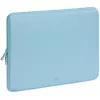 Custodia per laptop Rivacase Riva Szuzuka 15,6 pollici blu pastello, custodia protettiva imbottita