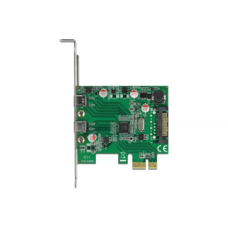 DeLOCK scheda PCI Express x1 su 2 x connettore femmina USB Type-C™