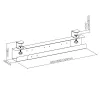Organizer per cavi da scrivania Maclean, max. 5 kg, MC-333