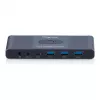 Switch KVM DIGITUS USB-C 3.0 HDMI 2 porte 4K60Hz, USB-C/USB-A, alluminio, 135×60×30 mm