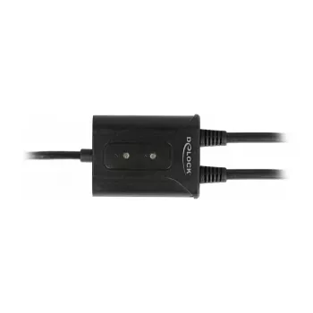 Cavo seriale DeLOCK 63950 USB 2.0 Type-A 2 x RS-232 DB9 nero 0,6 m