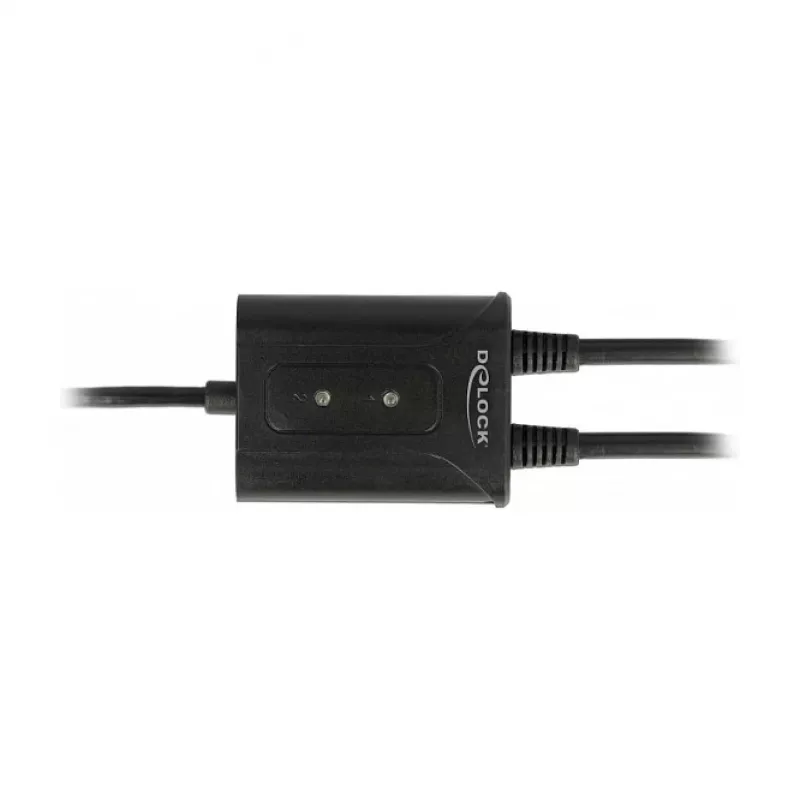 Cavo seriale DeLOCK 63950 USB 2.0 Type-A 2 x RS-232 DB9 nero 0,6 m