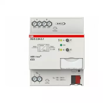 ABB Stotz S&J gateway DALI Premium, 2 canali, REG DG/S2.64.5.1 (2CDG110274R0011)