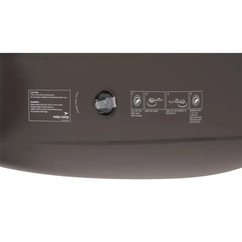 Lettino da campeggio gonfiabile Easy Camp 420072, marrone, PVC, 840×1400×700 mm