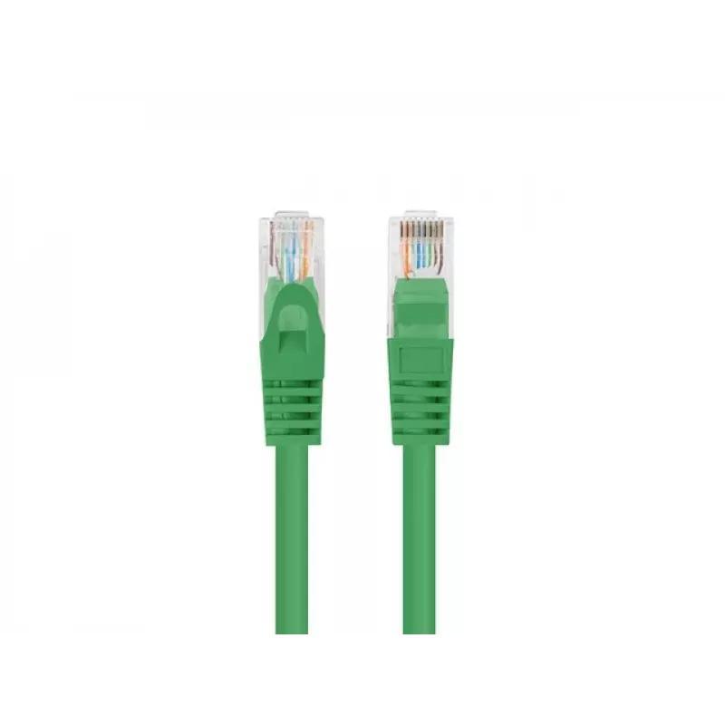 Lanberg PCU6-20CC-0300-G Cavo patch Cat.6 UTP, 3 m, verde, confezione da 10