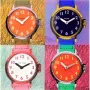 NeXtime orologio 8158 Time Zones, 43x43,4 cm, da parete, multicolore