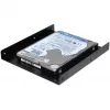 Staffa di montaggio ultron interna 1x2.5 SSD/HDD metallo nero (377213)