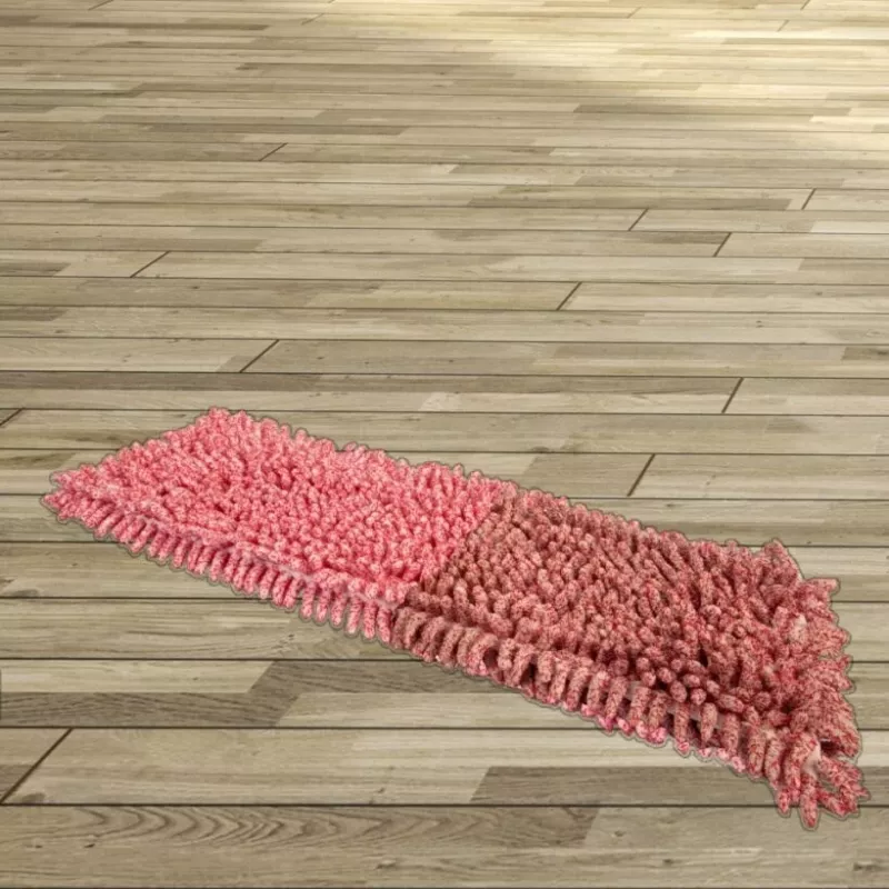 Mop piatto VILEDA 140992 — testa in microfibra per pavimenti duri, lavabile fino a 60 °C, rosso/bianco, 1 pz.