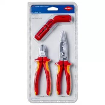 Set di utensili da meccanico Knipex 00 31 30 BK V01 3 utensili arancione rosso