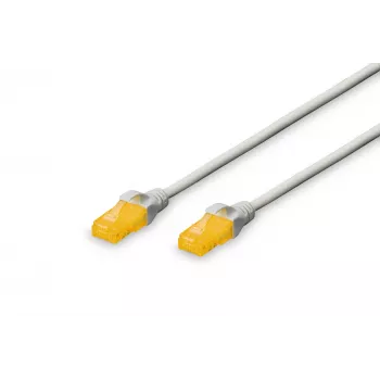Cavo di rete Digitus CAT 6A U/UTP cavo patch RJ-45 Cat6a 3 m grigio