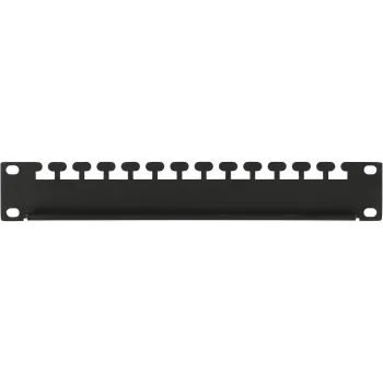 Pannello gestione cavi LOGON RAO300BL nero metallo 48,3 cm