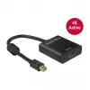 Adattatore per cavo video DeLOCK 62611 Mini DisplayPort a HDMI