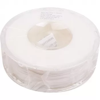Filamento per stampa 3D TPU, 1,75 mm, 1 kg, bianco
