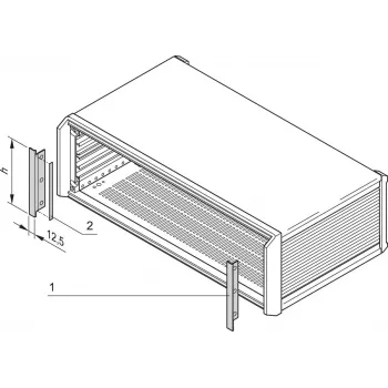 SCHROFF pannello di copertura laterale PROPAC/PRO - accessorio per rack (24576117)