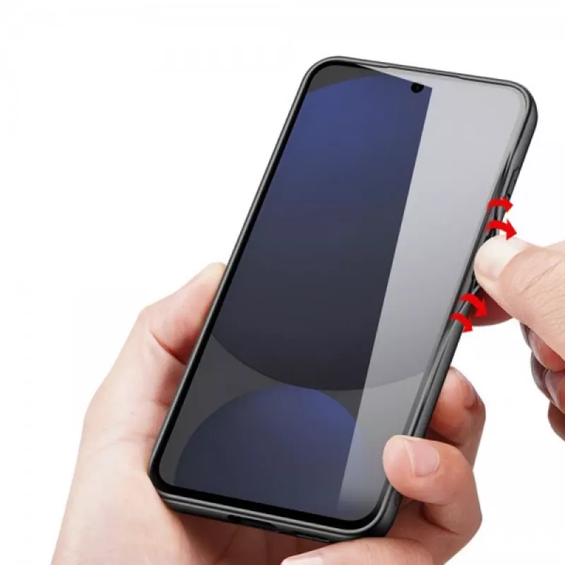 nevox StyleShell NYLO - Samsung Galaxy S25 FE nero (2576)