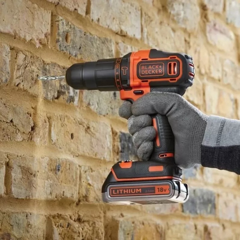Black & Decker BDCHD18K1B2-QW trapano 1400 giri/min