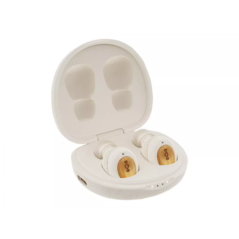 Auricolari True Wireless Marley Champion con microfono integrato Bluetooth crema
