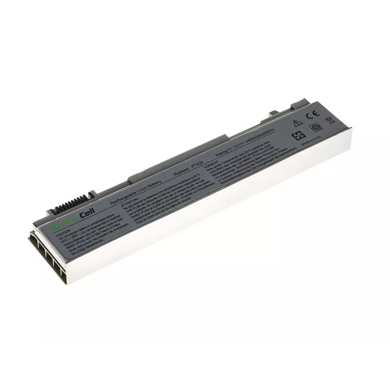 Batteria per laptop Green Cell DE09 per DELL Latitude E6400 E6410 E6500, Li-Ion 4400 mAh, 11,1 V, 6 celle, argento
