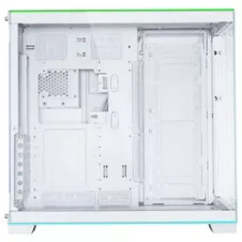 Lian Li O11 Dynamic EVO RGB bundle case PC + HydroShift II LCD-S 360TL AiO + 6x UNI FAN SL-INF 120 Reverse Blade Fan - bianco