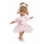Bambola neonato Llorens Elena Ballerina altezza 35 mm stoffa e vinile beige rosa bianco consigliata da 3+