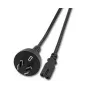 Microconnect PE030718AUSTRALIA cavo di alimentazione nero 1,8 m connettore femmina C7
