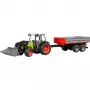 Trattore giocattolo Bruder Claas Nectis 267 F con rimorchio ribaltabile