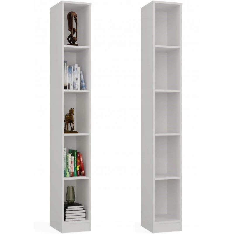 Libreria top e shop REGAŁ R25 25 cm bianco – libreria monoblocco