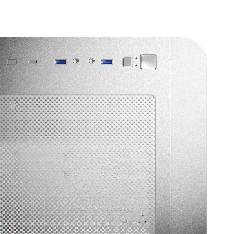 Case Midi-Tower ATX LC-Power Gaming 8001W Pro-Storm Light, bianco (LC-8001W-ON)