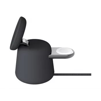 Caricatore wireless Belkin WIZ027VFH36 2‑in‑1 magnetico Qi2 15W per iPhone e Apple Watch