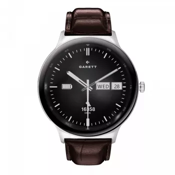 Smartwatch Garett Quantum — acciaio inox argento