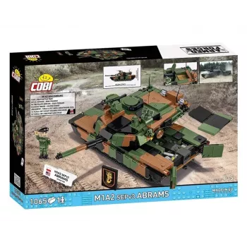 Set da costruzione Cobi M1A2 SEPV3 Abrams modello con 1.065 mattoncini