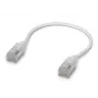 Cavo patch di rete UBIQUITI UACC-Cable-Patch-EL-C6A 0,15 m Cat6a RJ-45 bianco traslucido