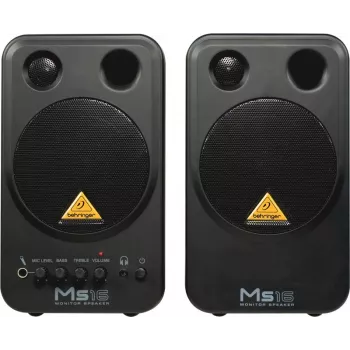 Behringer MS16 diffusori a 2 vie nero con filo 16 W