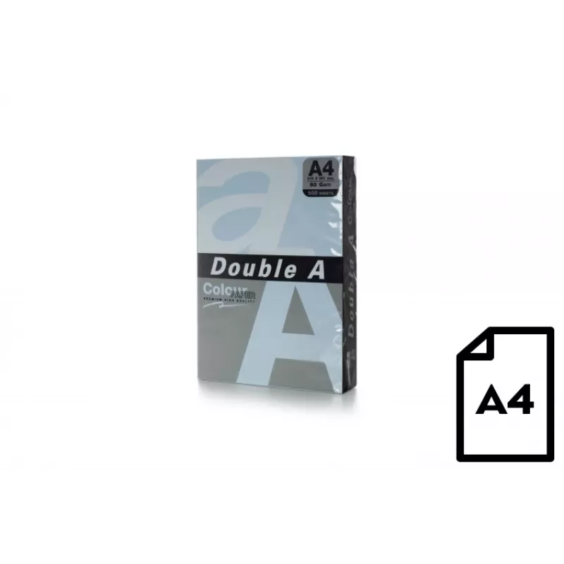 Carta colorata Double A, 80g, A4, 500 fogli, Ocean