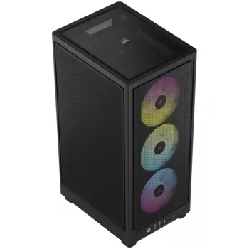 Corsair RGB AIRFLOW Case PC 2000D nero Mini-ITX incluso alimentatore No SFX