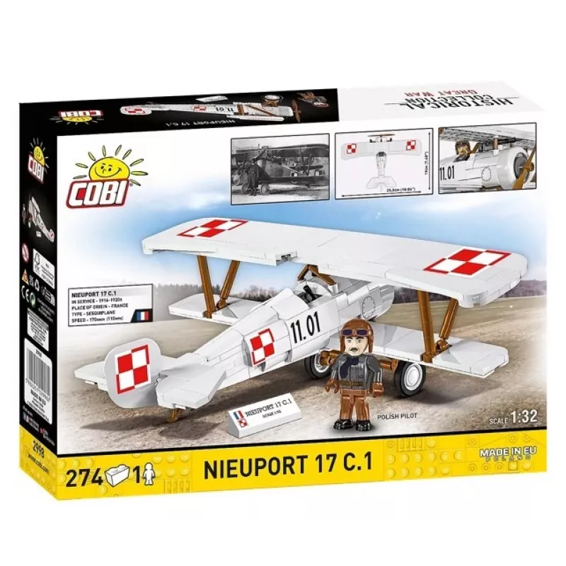Cobi set di costruzioni Nieuport 17 C.1 modello in 1274 pezzi