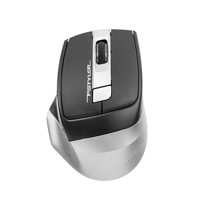Mouse wireless A4Tech FB35 (modello 46717) – Bluetooth + 2,4 GHz, 2000 dpi, 6 tasti, grigio