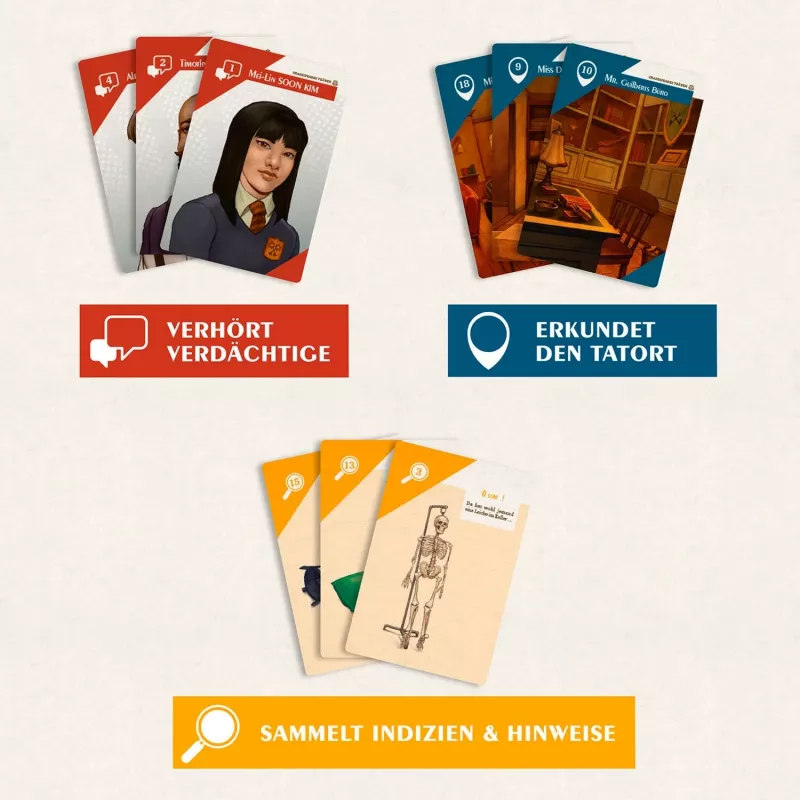 Suspects: Shakespeares Tears, gioco di carte