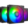 Set con 3 VENTOLE COOLER MASTER Mobius 120P ARGB