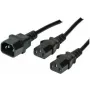 Cavo con connettore femmina C13 ShiverPeaks C13/2 x C13 F/M 1,8 m