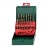 Set di punte Metabo HSS Cobalt 19 pezzi DIN 338, gambo cilindrico